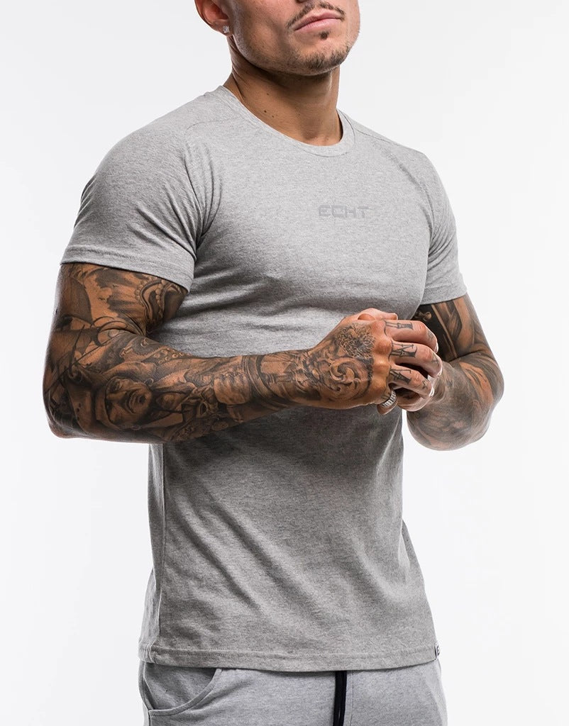Men's Breathable Sports T-Shirt - Sweat-Absorbent Training Top
