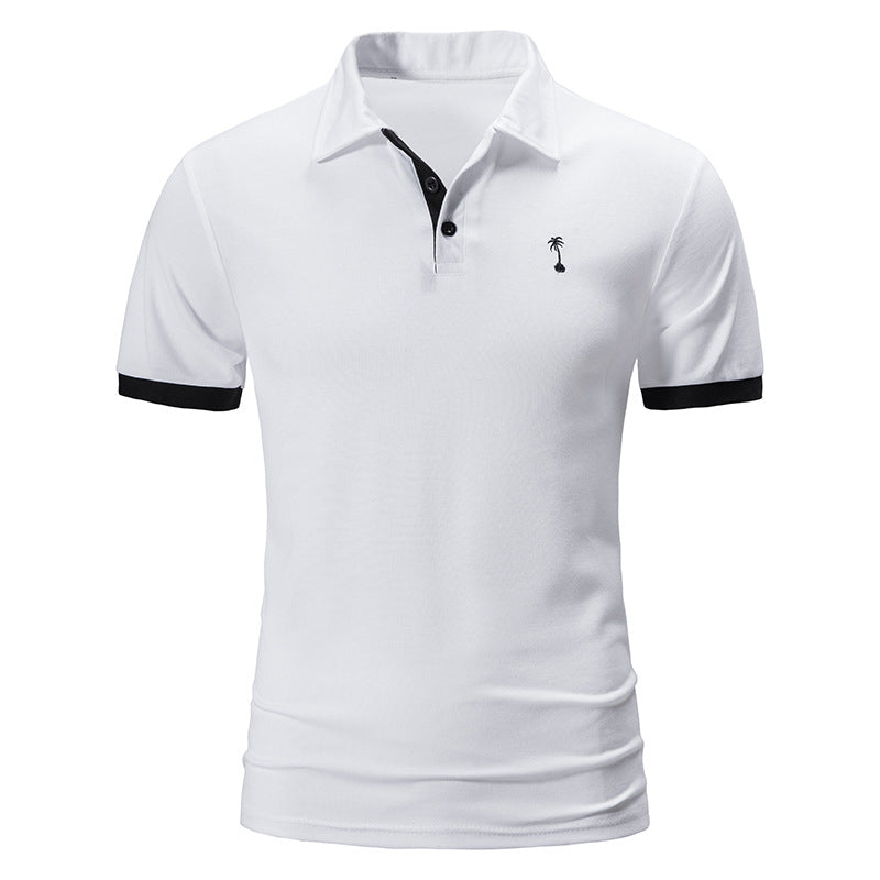 Men's Quick-Dry Polo Shirt - Breathable Embroidered Sports Tee