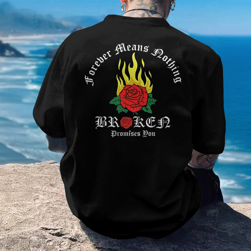 Men's 3D Printed Graphic T-Shirt - Street Hip-Hop Style Tee