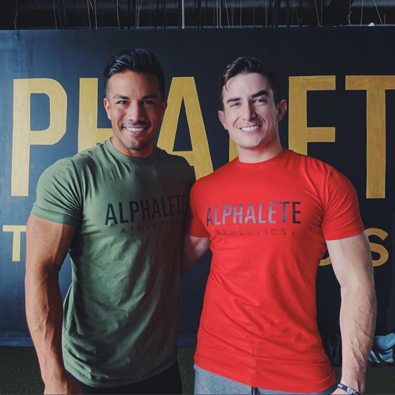 Men's Athletic Performance T-Shirt - Quick-Dry Training Tee