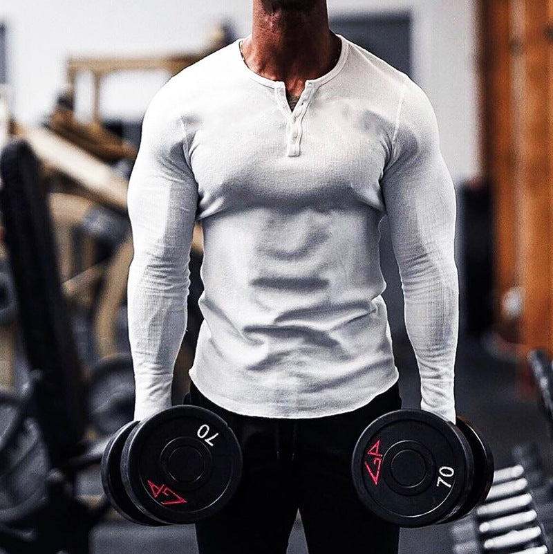 Men's Stretch Sports Sweatshirt - Leisure & Fitness Training Top