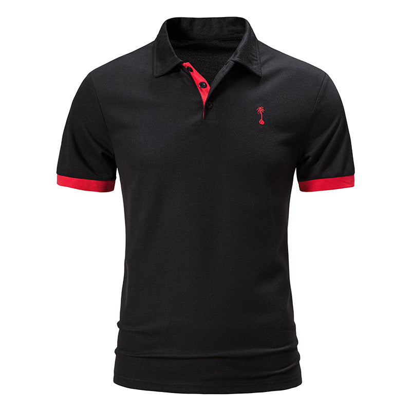 Men's Quick-Dry Polo Shirt - Breathable Embroidered Sports Tee