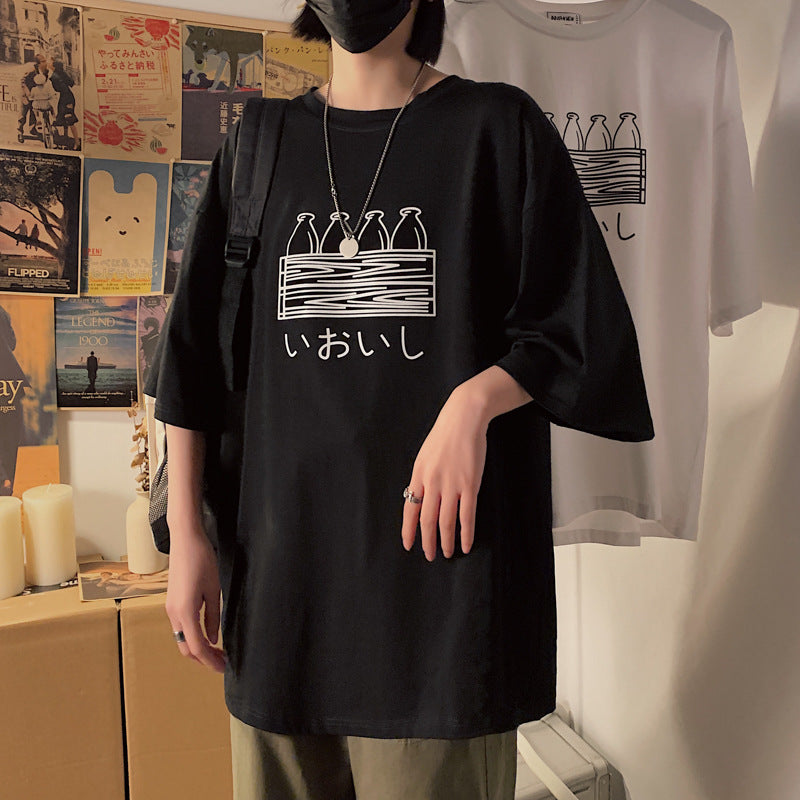 Women's Hong Kong Style Graphic T-Shirt - Printed Streetwear Tee