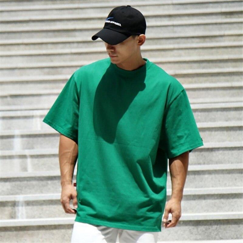 Large Size Round Neck Cotton Sport Shirt With Short Sleeves