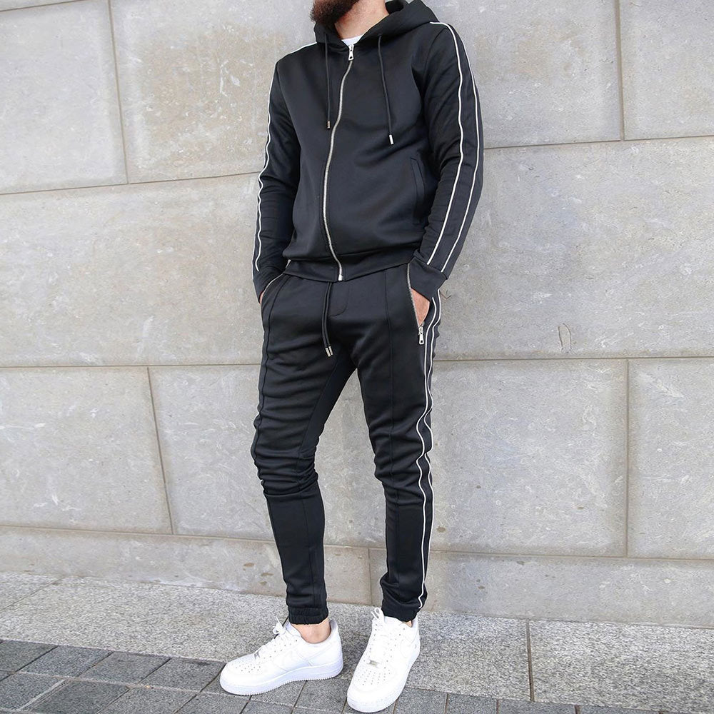 Men's Autumn Leisure Sports Suit - Casual Tracksuit Set