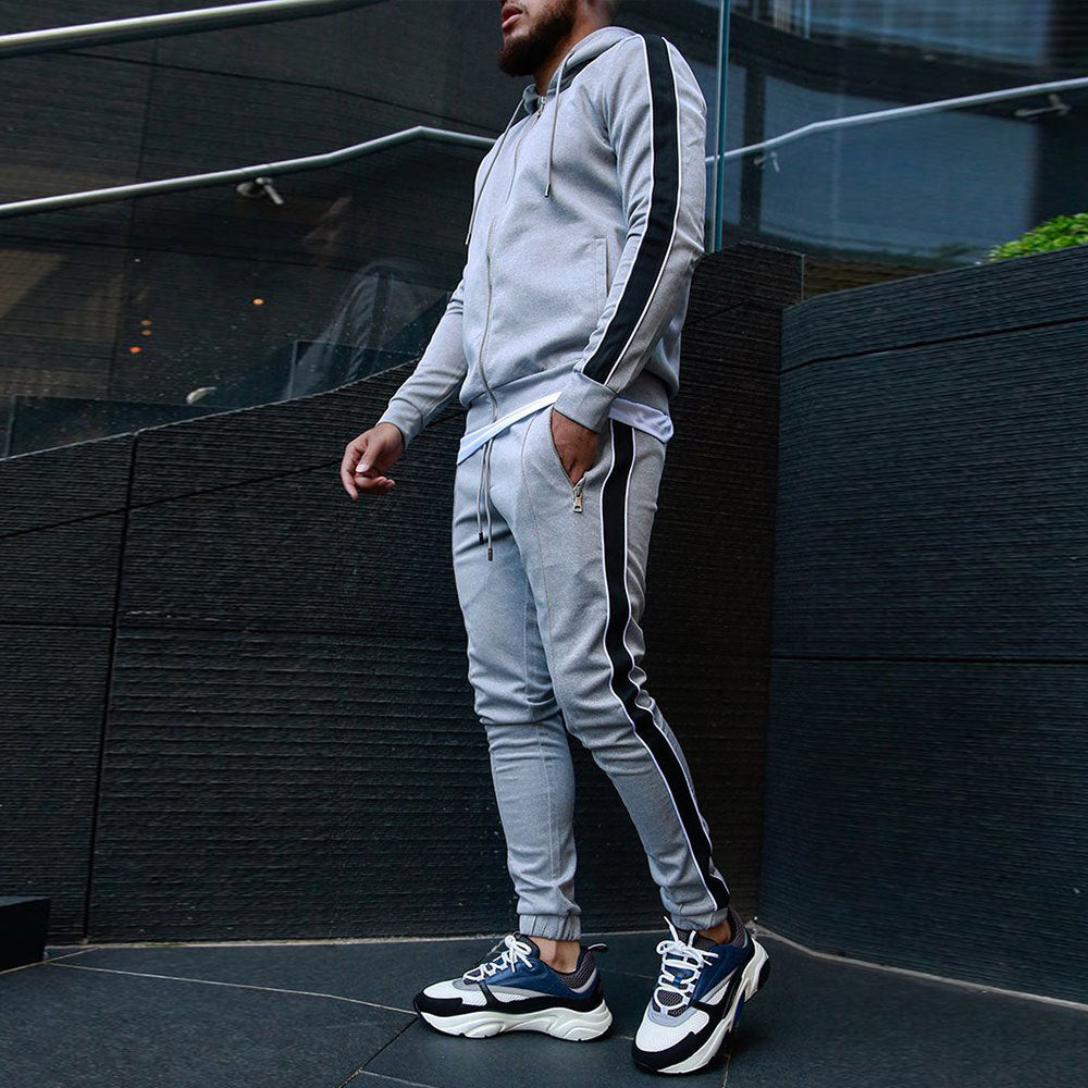 Men's Autumn Leisure Sports Suit - Casual Tracksuit Set