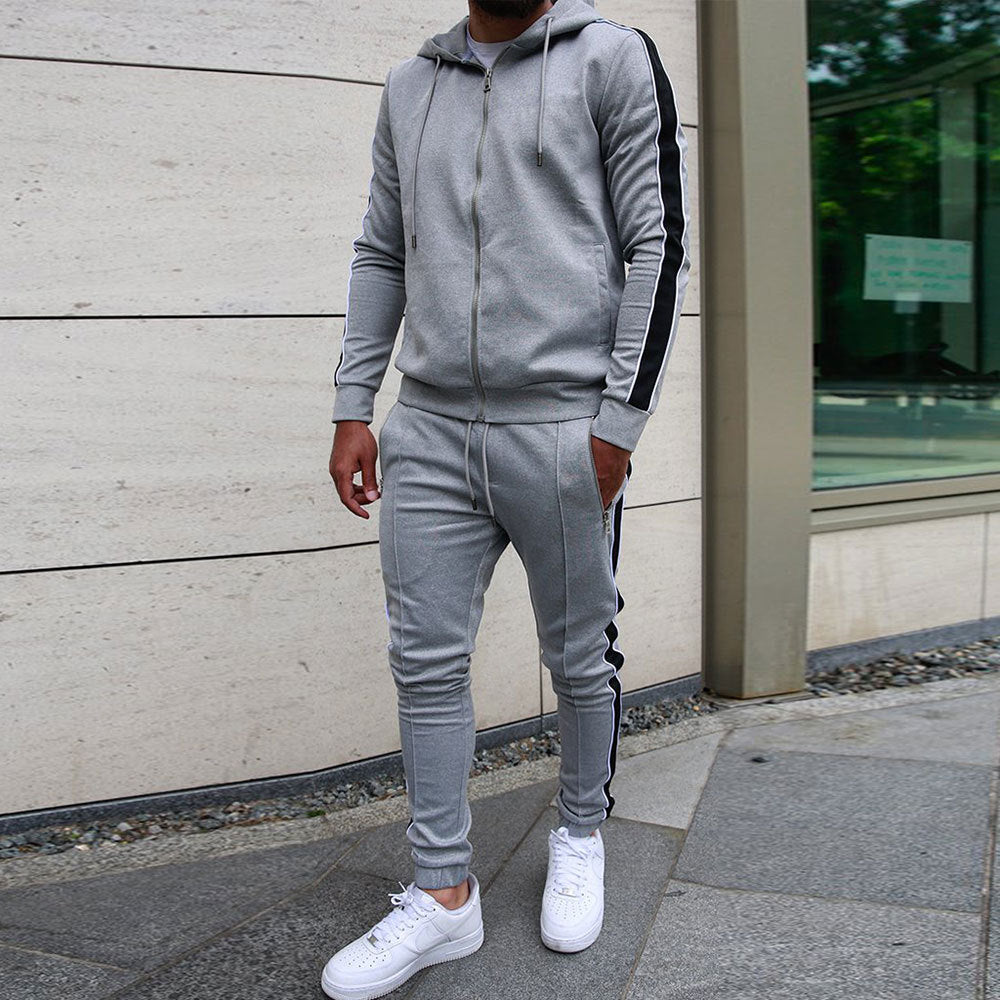 Men's Autumn Leisure Sports Suit - Casual Tracksuit Set