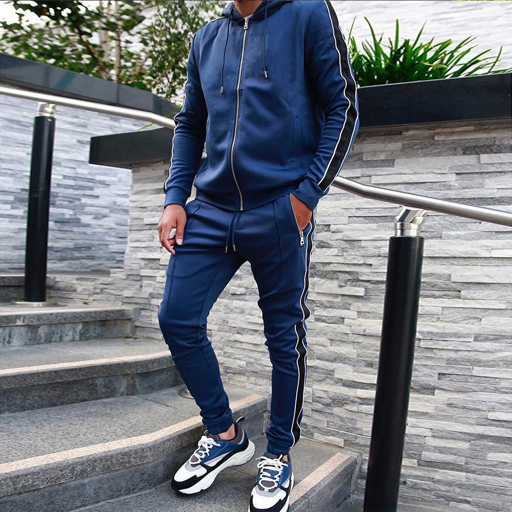 Men's Autumn Leisure Sports Suit - Casual Tracksuit Set