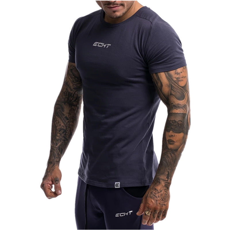 Men's Breathable Sports T-Shirt - Sweat-Absorbent Training Top