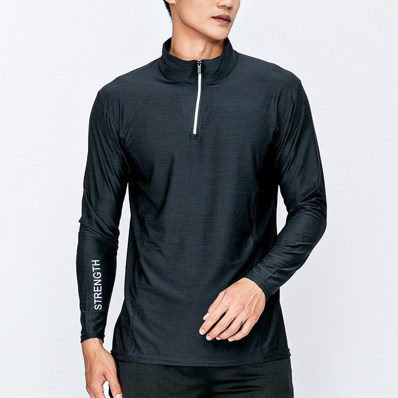 Men's Long Sleeve Quick-Dry Sports T-Shirt - Performance Training Top