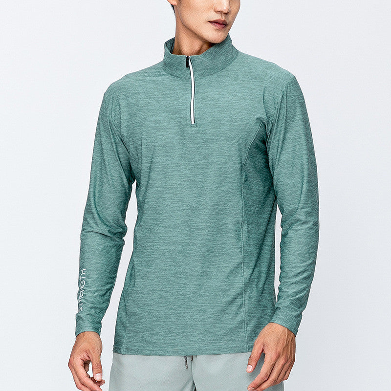 Men's Long Sleeve Quick-Dry Sports T-Shirt - Performance Training Top