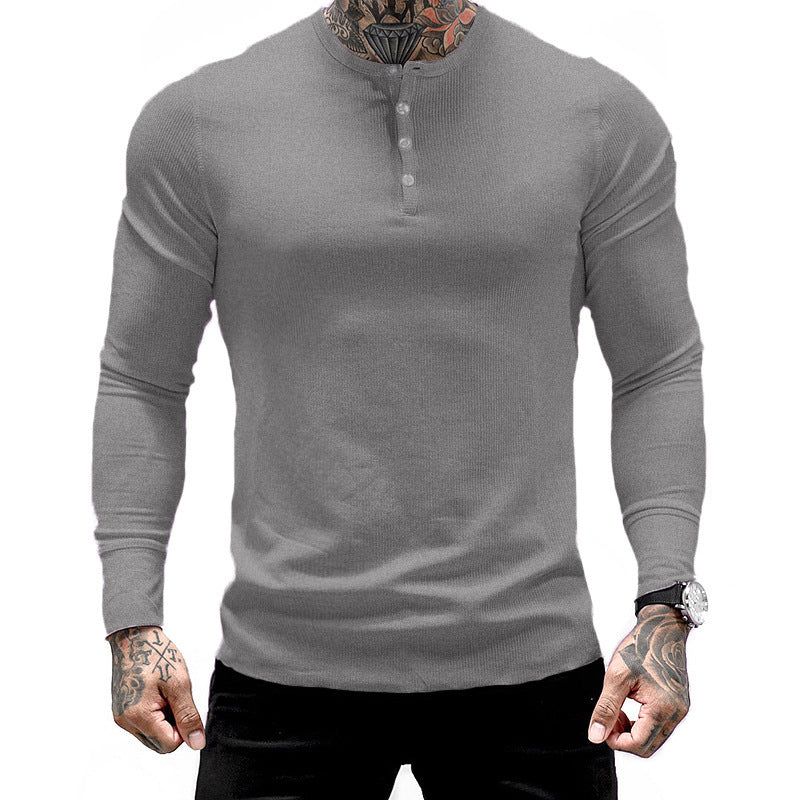 Men's Stretch Sports Sweatshirt - Leisure & Fitness Training Top