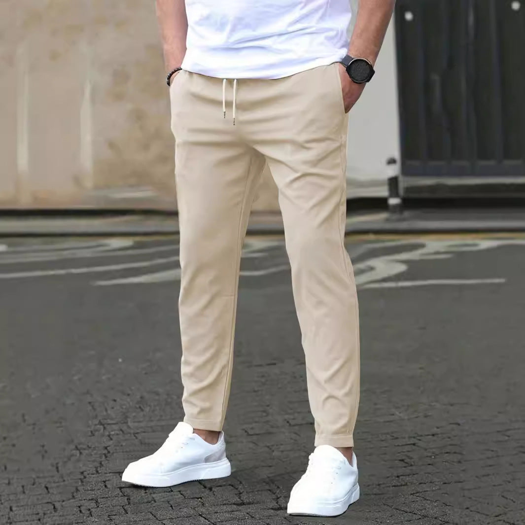 Men's Slim Fit Joggers - Casual Straight Leg Trousers