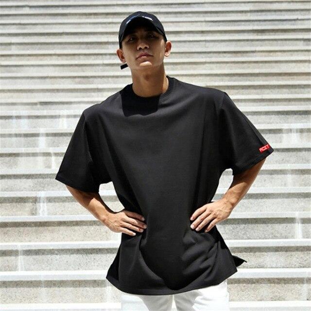 Large Size Round Neck Cotton Sport Shirt With Short Sleeves