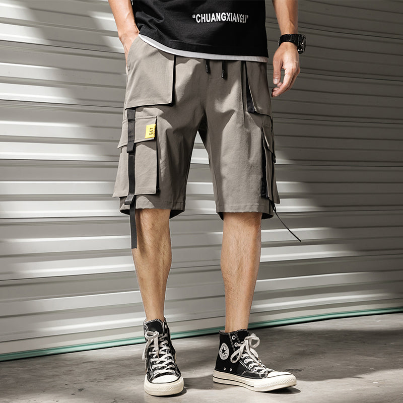 Men's Utility Cargo Shorts - Multi-Pocket Casual Summer Shorts