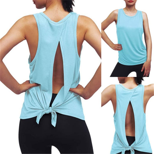 Breathable Training Vest - Performance Sportswear for Yoga & Fitness