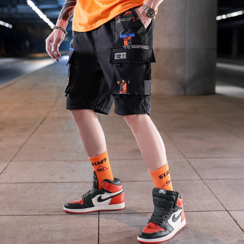 Men's Utility Cargo Shorts - Multi-Pocket Casual Summer Shorts