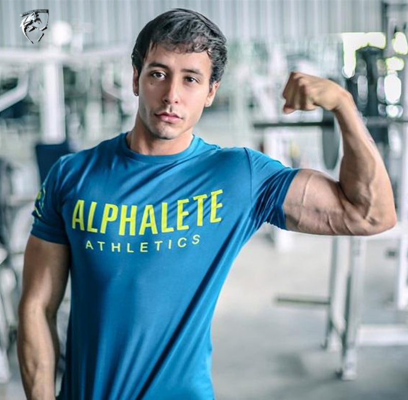 Men's Athletic Performance T-Shirt - Quick-Dry Training Tee