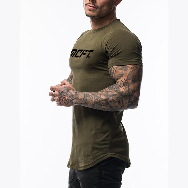 Men's Gym Training T-Shirt - Loose Fit Performance Tee
