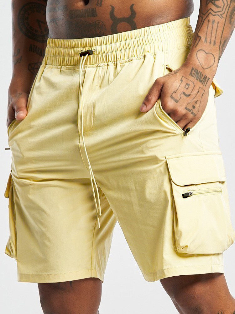 Men's Quick-Dry Sports Shorts - 4-Way Stretch Fitness & Leisure