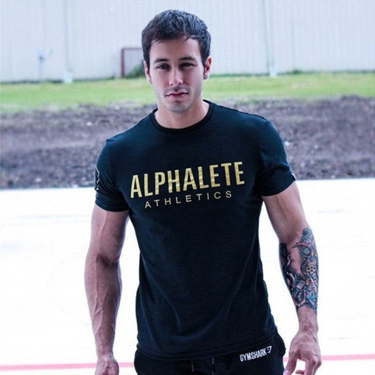 Men's Athletic Performance T-Shirt - Quick-Dry Training Tee