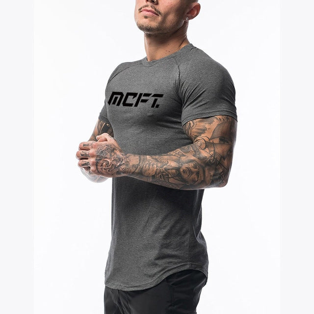 Men's Gym Training T-Shirt - Loose Fit Performance Tee