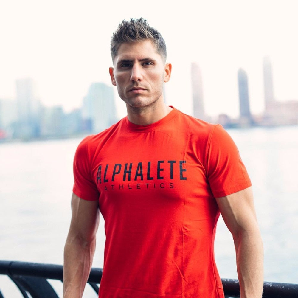 Men's Athletic Performance T-Shirt - Quick-Dry Training Tee