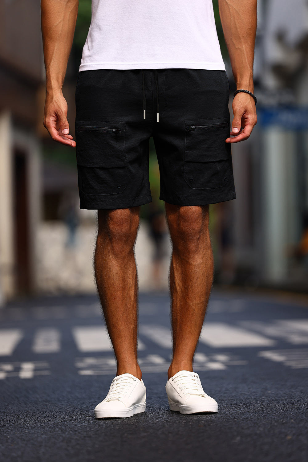 Men's Relaxed Fit Summer Shorts - Casual Loose Cropped Shorts