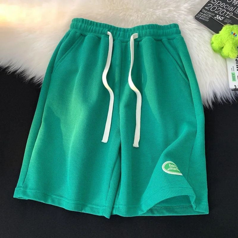 Men's Straight Leg Sports Shorts - Casual Loose Fit Summer Shorts