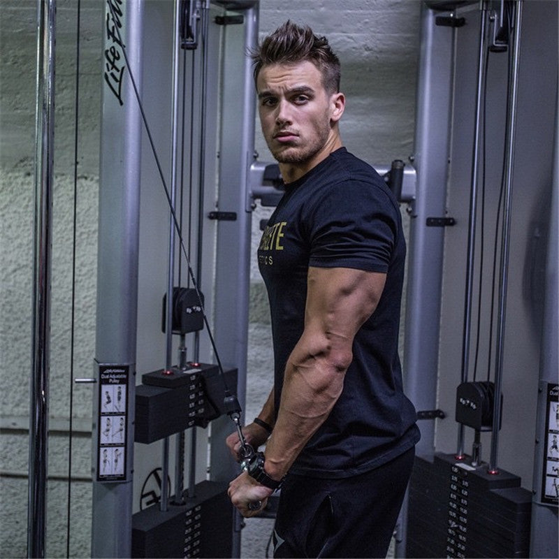 Men's Athletic Performance T-Shirt - Quick-Dry Training Tee