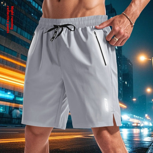 Men's Luminous Quick-Dry Casual Shorts - Micro Elastic Loose Fit