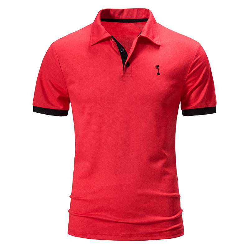 Men's Quick-Dry Polo Shirt - Breathable Embroidered Sports Tee