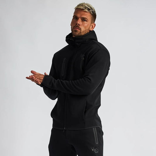 Men's Hooded Tracksuit - Casual Exercise Sports Suit Set