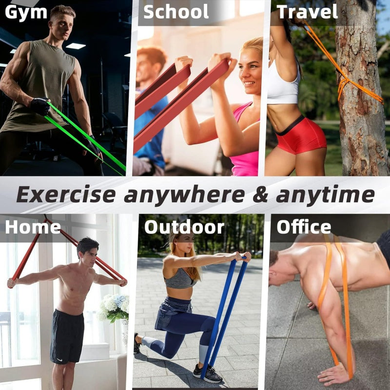 Heavy Duty Resistance Bands Set - Pull Up Assist & Full Body Workout