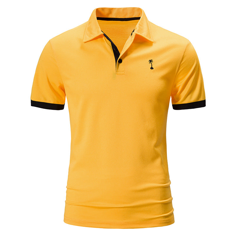 Men's Quick-Dry Polo Shirt - Breathable Embroidered Sports Tee